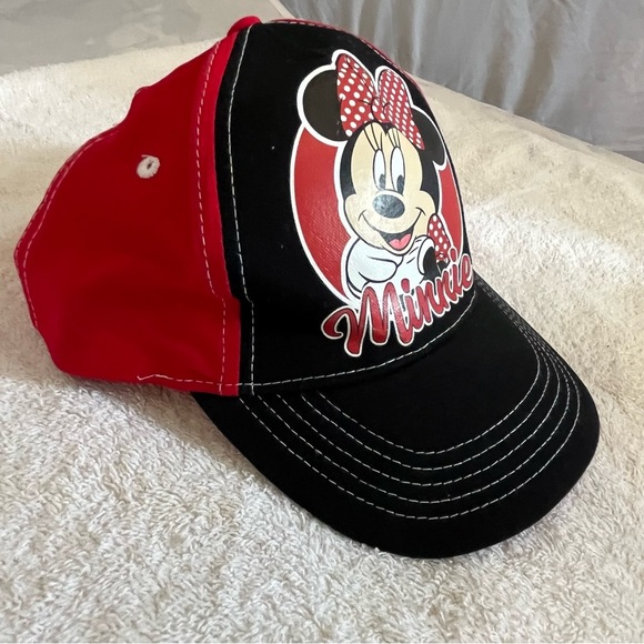 Minnie Mouse Red and Black Kids Cap - Picture 5 of 15
